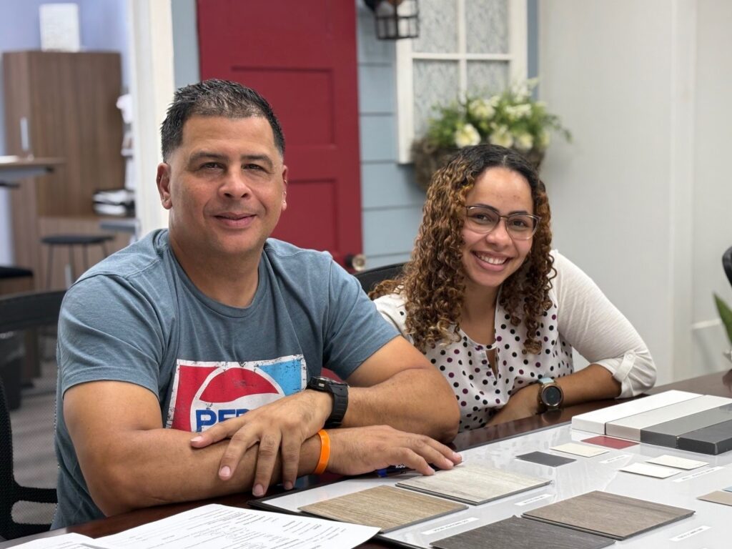 Victor Ortiz Future Homebuyer Choosing Colors