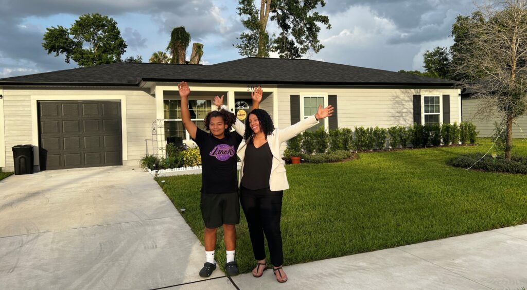 Jackie and Isaac home front