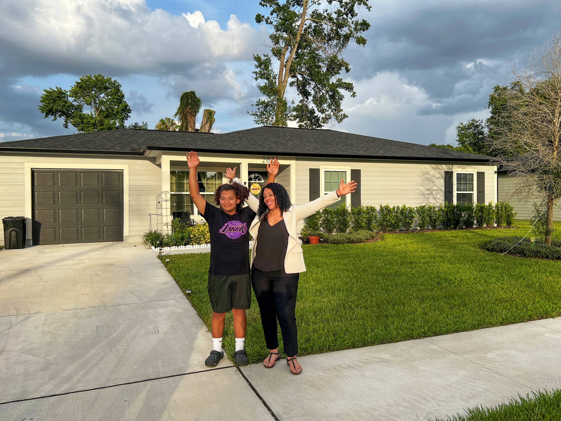 Jackie and Isaac home front