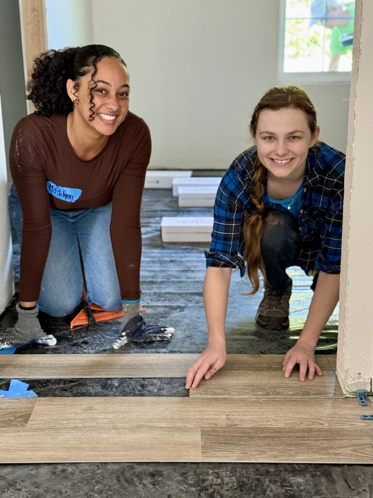 Madilynn with Volunteer 1